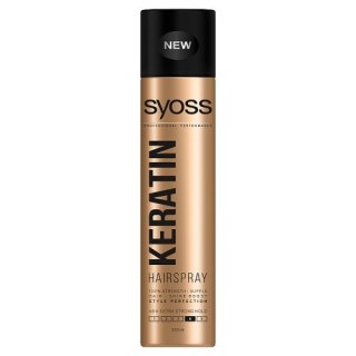 Syoss Keratin Hairspray lakier do włosów w sprayu Extra Strong 300ml (P1)