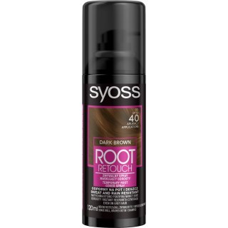 Syoss Root Retouch spray do maskowania odrostów Ciemny Brąz 120ml (P1)