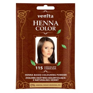 Venita Henna Color ziołowa odżywka koloryzująca z naturalnej henny 115 Czekolada (P1)