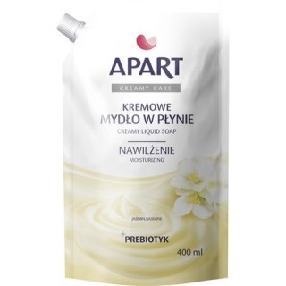 Apart Natural Kremowe mydło w płynie Jaśmin + Prebiotyk Refill 400ml (P1)