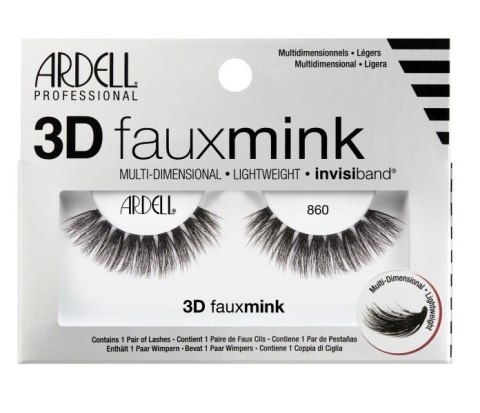 Ardell 3D Faux Mink para sztucznych rzęs 860 Black (P1)