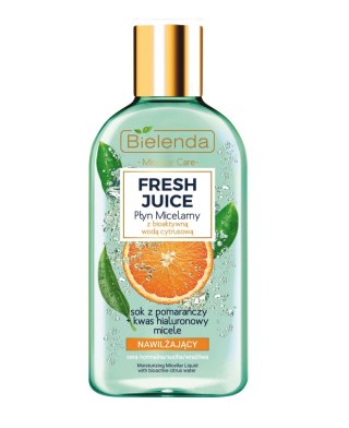 Bielenda Fresh Juice płyn micelarny nawilżający z wodą cytrusową Pomarańcza 500ml (P1)