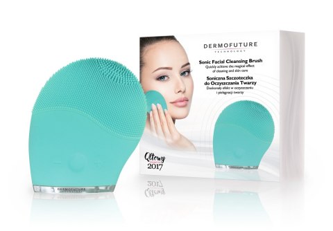 Dermofuture Sonic Facial Cleansing Brush szczoteczka soniczna do oczyszczania twarzy miętowa (P1)