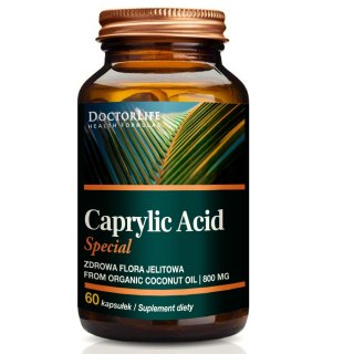 Doctor Life Caprylic Acid Special kwas kaprylowy 800mg suplement diety 60 kapsułek (P1)