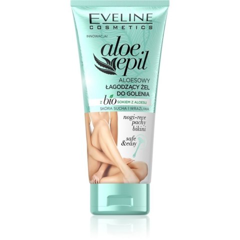 Eveline Cosmetics Aloe Epil łagodzący aloesowy żel do golenia 175ml (P1)