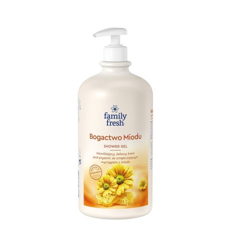 Family Fresh Bogactwo Miodu nawilżający kremowy żel pod prysznic 1000ml (P1)