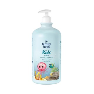 Family Fresh Kids żel pod prysznic i szampon 2w1 dla dzieci 1000ml (P1)