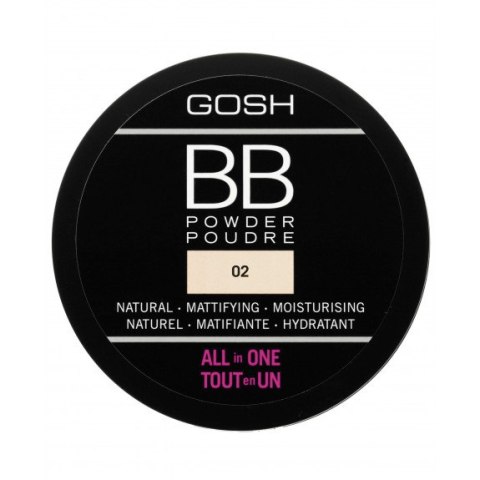 Gosh BB Powder puder prasowany do twarzy 02 Sand 6.5g (P1)