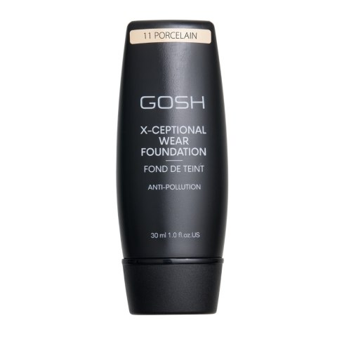 Gosh X-Ceptional Wear Foundation Long Lasting Makeup długotrwały podkład do twarzy 11 Porcelain 30ml (P1)