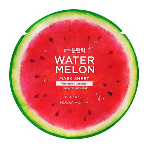 HOLIKA HOLIKA Watermelon Mask Sheet ujędrniająca maska w płachcie do twarzy 25ml (P1)