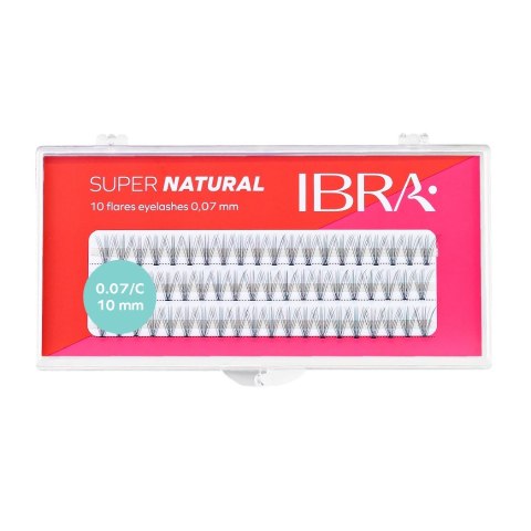 Ibra Kępki sztucznych rzęs Super Natural 0.07 C-10mm (P1)