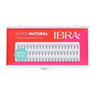 Ibra Kępki sztucznych rzęs Super Natural 0.07 C-9mm 60szt. (P1)