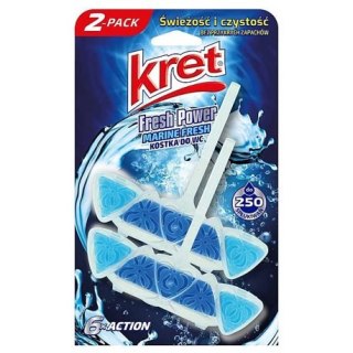 Kret Fresh Power zawieszka do WC Marine Fresh 2x40g (P1)