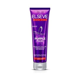 L'Oreal Paris Elseve Color-Vive Purple Mask maska do włosów przeciw żółtym i miedzianym odcieniom 150ml (P1)