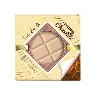 Lovely Creamy Chocolate Deep Matte Face Bronzer czekoladowy matowy puder brązujący do twarzy i ciała 9g (P1)