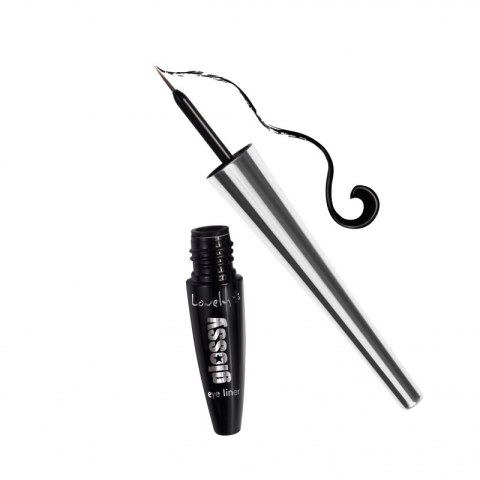 Lovely Glossy Eyeliner ultraczarny eyeliner do oczu o wysokim połysku 2g (P1)