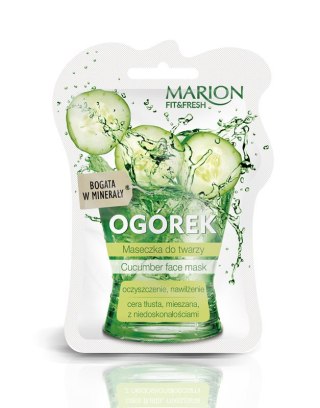 Marion FitFresh Face Mask maseczka do twarzy oczyszczenie i nawilżenie Ogórek 7.5ml (P1)