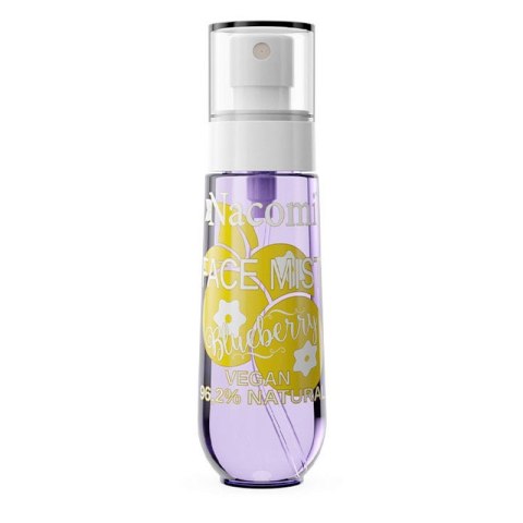 Nacomi Face Mist Vegan Natural Bluberry mgiełka do ciała i twarzy o zapachu Borówki 80ml (P1)