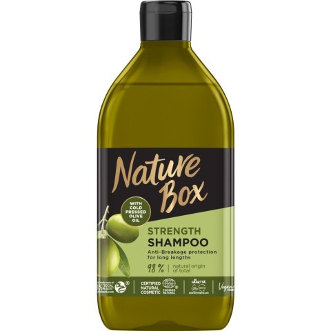 Nature Box Olive Oil szampon do włosów zniszczonych z olejem z oliwki 385ml (P1)