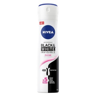 Nivea BlackWhite Invisible Clear antyperspirant spray 150ml (P1)