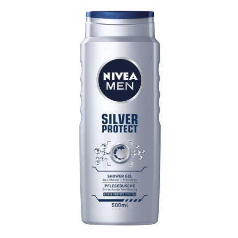 Nivea Men Silver Protect żel pod prysznic do twarzy ciała i włosów 500ml (P1)