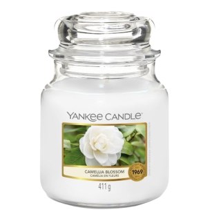 Yankee Candle Świeca zapachowa średni słój Camellia Blossom 411g (P1)