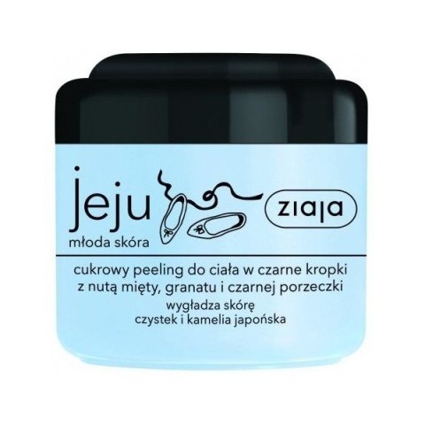 Ziaja Jeju cukrowy peeling do ciała w czarne kropki 200ml (P1)